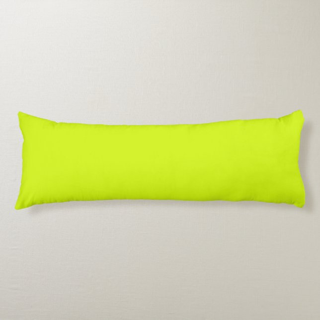  Chartreuse Yellow (solid colour)  Body Cushion (Front)