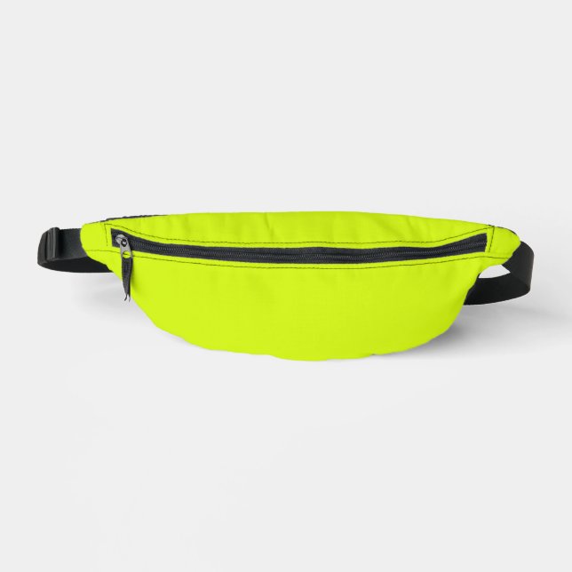Chartreuse Yellow solid colour Bum Bags (Front)
