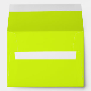 Chartreuse Yellow (solid colour)  Envelope