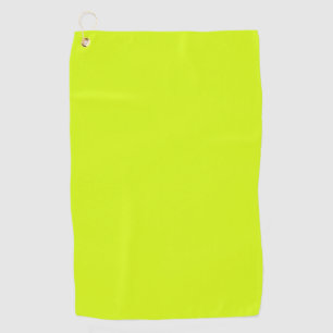Chartreuse Yellow (solid colour) Golf Towel