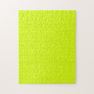 Chartreuse Yellow (solid colour) Jigsaw Puzzle