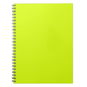 Chartreuse Yellow (solid colour) Notebook
