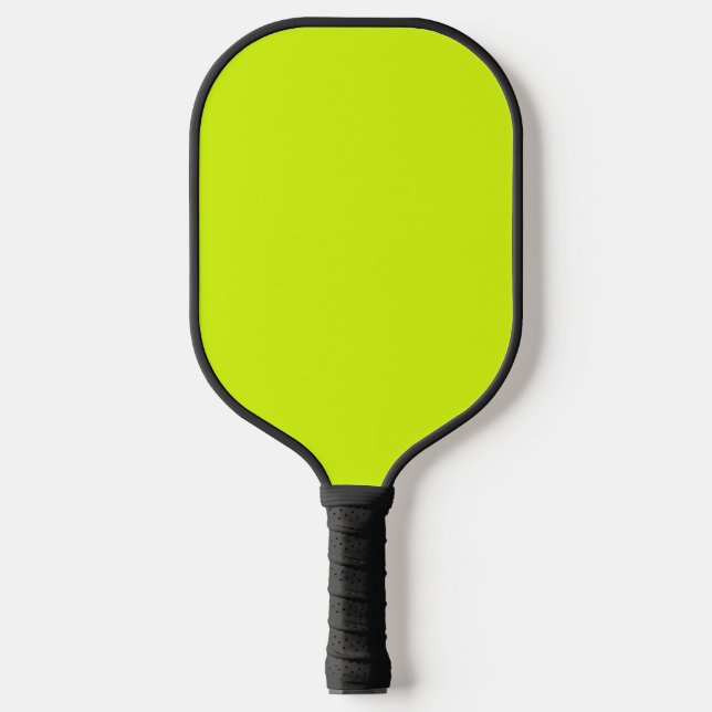 Chartreuse Yellow solid colour Pickleball Paddle (Front)