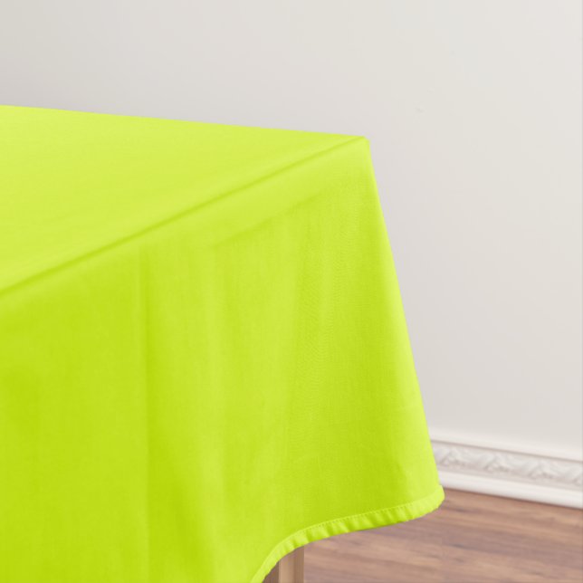 Chartreuse Yellow solid colour Tablecloth (In Situ)