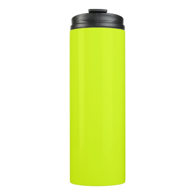  Chartreuse Yellow (solid colour)  Thermal Tumbler (Front)
