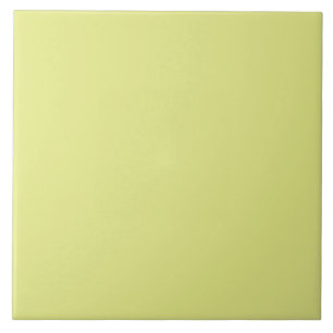 Chartreuse-Yellow solid colour Tile