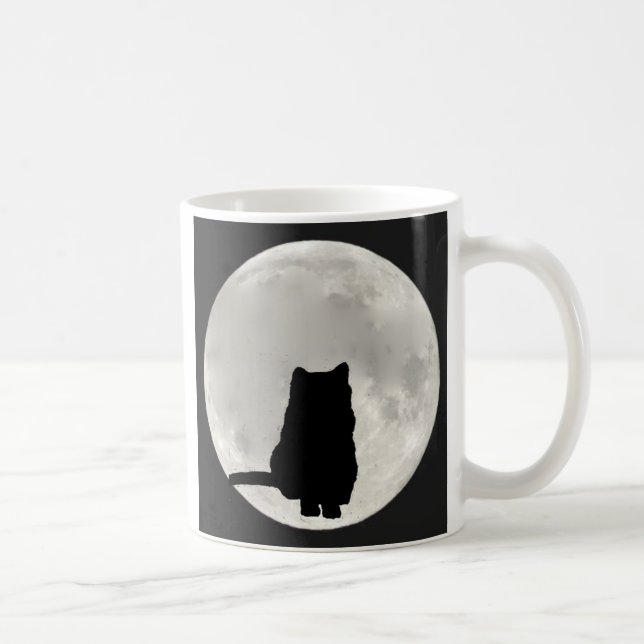 Chartreux Full Moon Coffee Mug (Right)