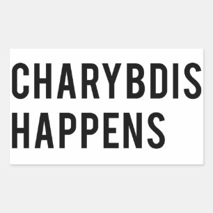 Charybdis happens rectangular sticker