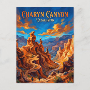 Charyn Canyon Kazakhstan Postcard