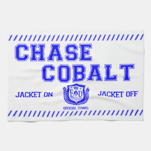 Chase Cobalt Tea Towel