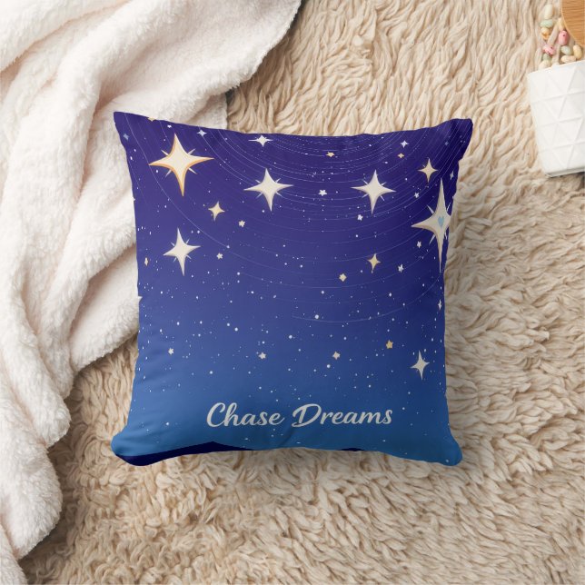 Chase Dreams Night Starry Sky Cushion (Blanket)