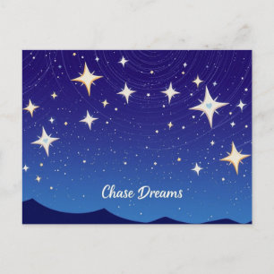 Chase Dreams Star Postcard