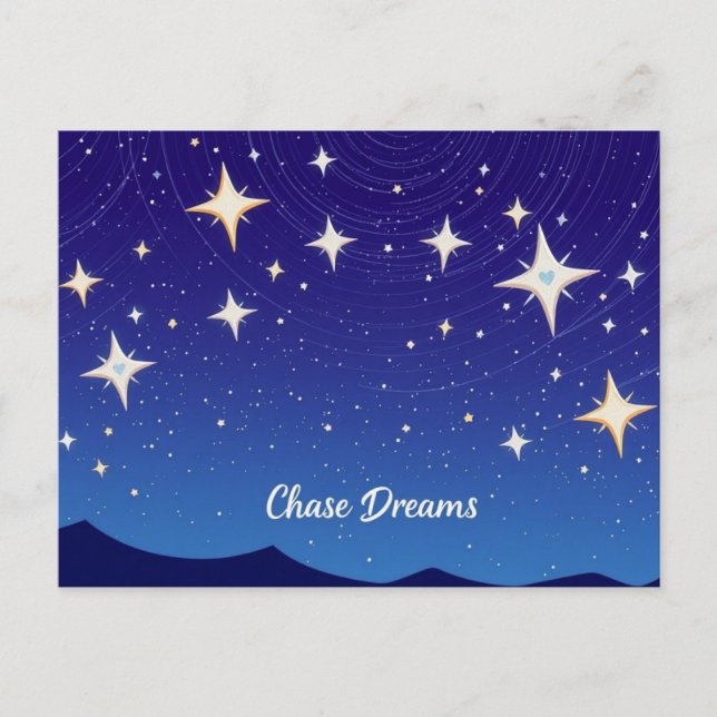 Chase Dreams Star Postcard (Front)