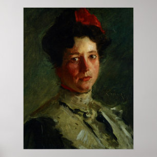 Chase - Portrait Of Martha Walter 1908 Poster