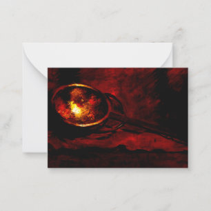 Chase - Still Life with Ladle, fine art painting Card