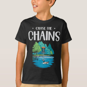 Chase The Chains Disc Golf Scenic Nature  T-Shirt
