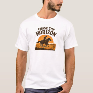 Chase the Horizon Cowboy Graphic T-Shirt