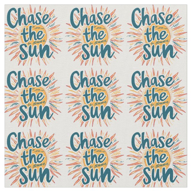 Chase the Sun Fabric (Close Up)
