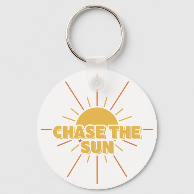 Chase The Sun Key Ring (Front)