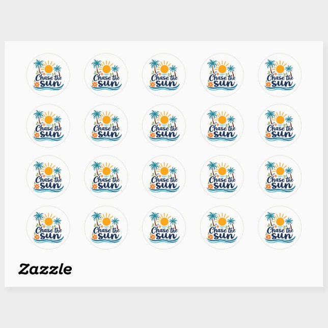 Chase the Sun Summer Sticker (Sheet)