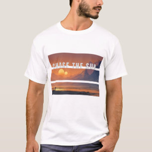 Chase The Sun Vintage Sunset Graphic T-Shirt