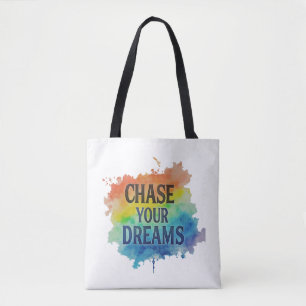 Chase Your Dreams Shoulder Tote Bag