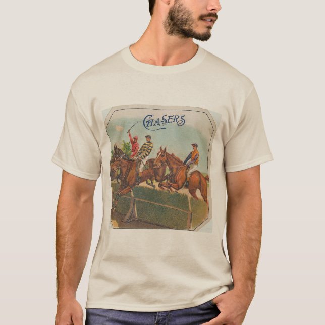 Chasers Vintage Horse Racing T-Shirt (Front)