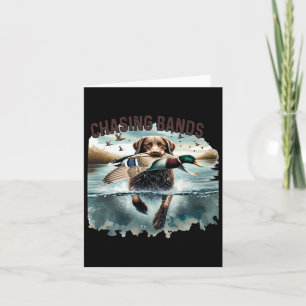 Chasing Bands Duck Hunting Card