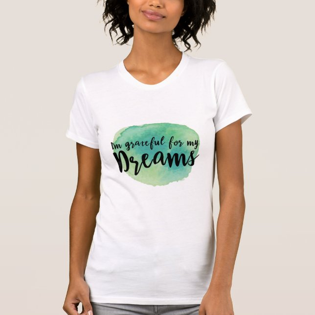 chasing dreams quotes for success motivation T-Shirt (Front)
