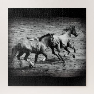 Chasing Freedom - Equine Art  Jigsaw Puzzle
