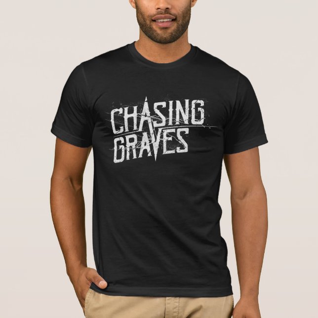 Chasing Graves Black Tee - Men's (Front)