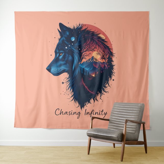Chasing Infinity  Tapestry (In Situ (Horizontal))