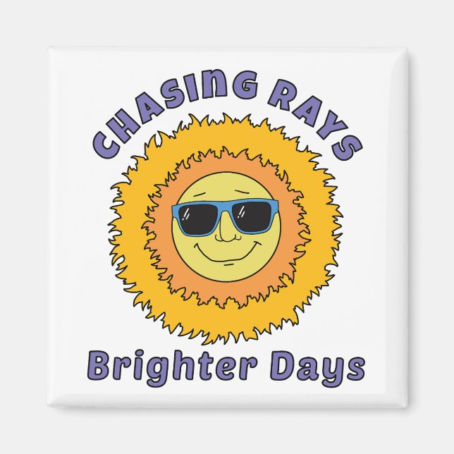 Chasing Rays Magnet (Front)