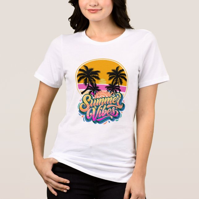 Chasing Summer Vibes Tri-Blend Shirt (Front)