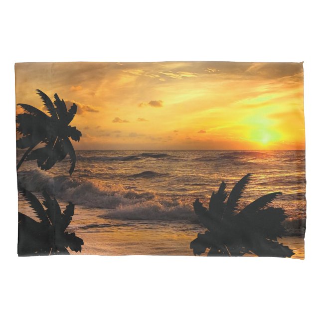 CHASING SUNSETS OCEAN SCENERY NATURE    PILLOWCASE (Front)