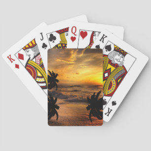 CHASING SUNSETS OCEAN SCENERY NATURE  PLAYING CARDS