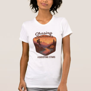 Chasing Sunsets & Shooting Stars t-shirt 