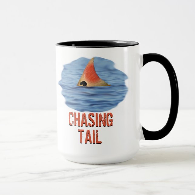 Chasing Tail Redfish Fishing Mug (Right)