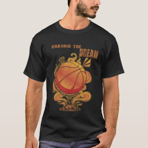 Chasing The Dream Basketball Slam Dunk T-Shirt