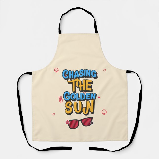 Chasing the Golden Sun Apron (Front)