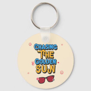 Chasing the Golden Sun Key Ring