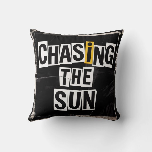 Chasing The Sun Cushion (Back)