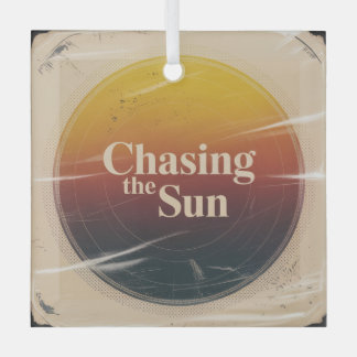 Chasing The Sun Glass Tree Decoration