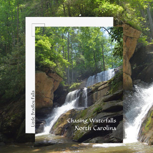 Chasing Waterfalls North Carolina Mountains Photo Postcard