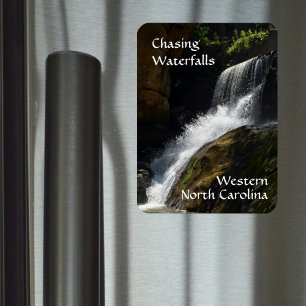 Chasing Waterfalls Western North Carolina Photo Magnet
