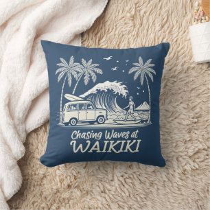 Chasing Waves at Waikiki Cushion