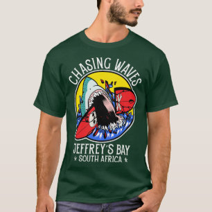 Chasing Waves  Jeffreys Bay South Africa Surfing  T-Shirt
