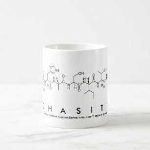 Chasity peptide name mug