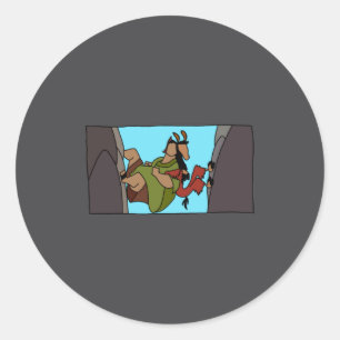 Chasm Emperor X27 S New Groove Clic  Classic Round Sticker
