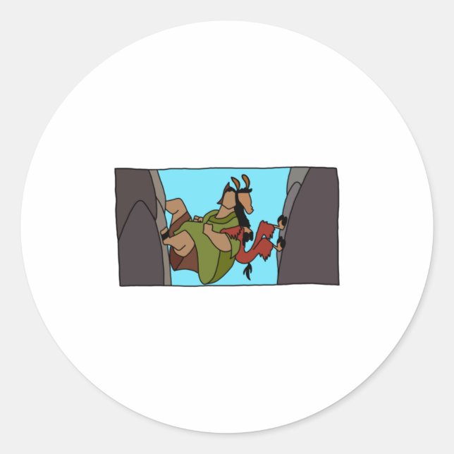 Chasm Emperor X27 S New Groove Clic  Classic Round Sticker (Front)